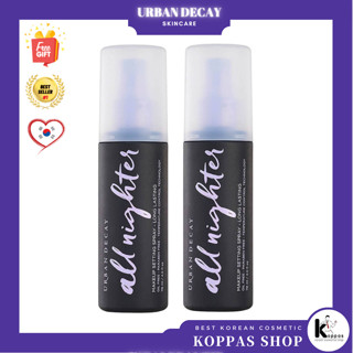 100% Original Korea🇰🇷 Urban Decay All Nighter Long Lasting Makeup Setting Spray สเปรย์แต่งหน้า ติดทนนาน 118 มล. (1+1)