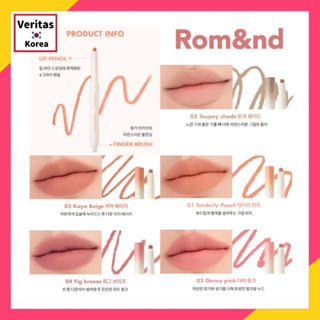 Rom&amp;nd ดินสอเขียนขอบปาก 5 สี 2023