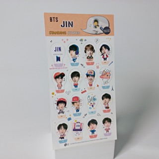 สติกเกอร์ใส ลาย K-POP BTS (JIN) (16 สติกเกอร์)