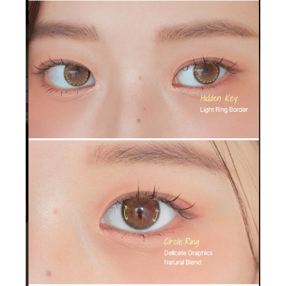 [Hapa Kristin] AtoZ - แหนบสีน้ําตาล 1 เดือน 2 เดือน G.dia 12.70 มม. การ์ดรูปภาพ K-idol สุ่ม 1 แผ่น ฟ