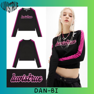 [LUVISTRUE] เสื้อยืดลําลอง แขนสั้น พิมพ์ลายโลโก้ DN DAY BLACK_PINK 2033 S/S สไตล์เกาหลี สําหรับผู้หญิง