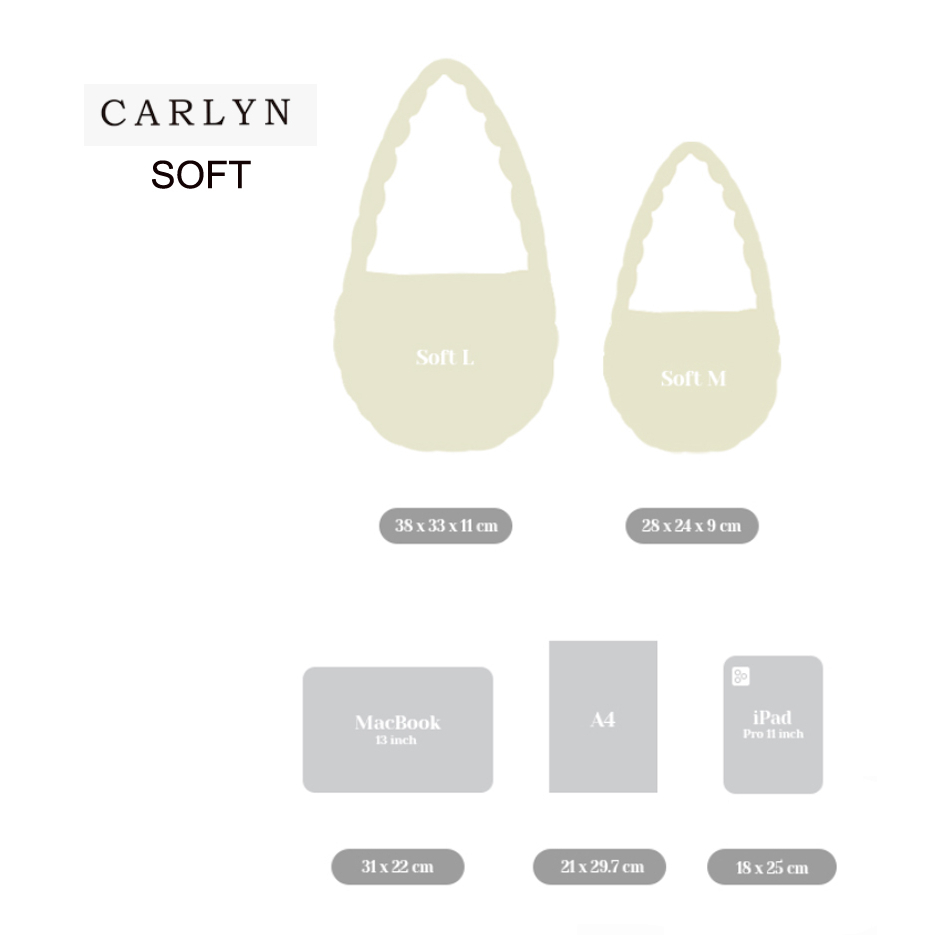 ❤️แท้ / พร้อมส่ง❤️ Carlyn Soft M Ivory ของแท้ 100%