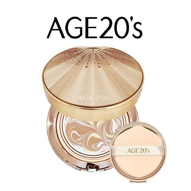 [AGE 20's] Essence Cover Pact HG Aurora Gold Edition 14g   เอสเซนส์ปกปิด สินค้าเกาหลีแท้ๆส่งตรงจากเกาหลี