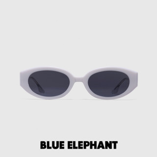 [BLUE Elephant] แว่นตากันแดด RAFFIA สีขาว สไตล์เกาหลี สําหรับผู้ชาย และผู้หญิง 2023 | แฟชั่นเก๋ไก๋ / สีสุภาพ ไม่ซ้ําใคร / สไตล์เกาหลี สไตล์เครื่องประดับแฟชั่น ส่งตรงจากเกาหลี