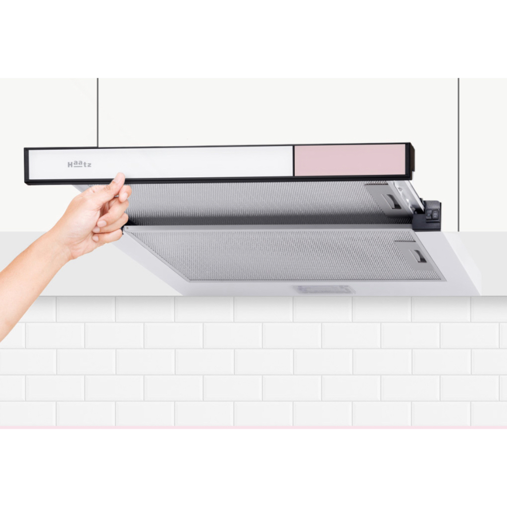 Haatz Boutique Glace Slim Range Hood Bulit-in Range Hood Top การติดตั้งด้วยตนเอง