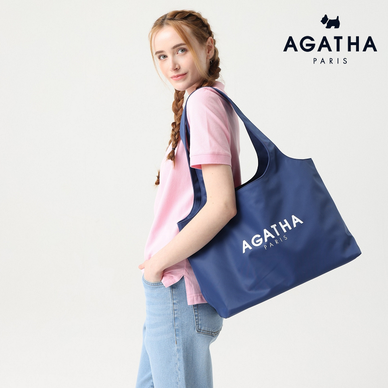 Agatha PARIS - กระเป๋าผ้าไนล่อน ใบใหญ่ [AGTB135-702]