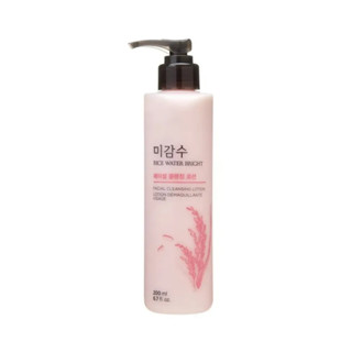 the face shop rice water bright facial cleansing lotion 200ml