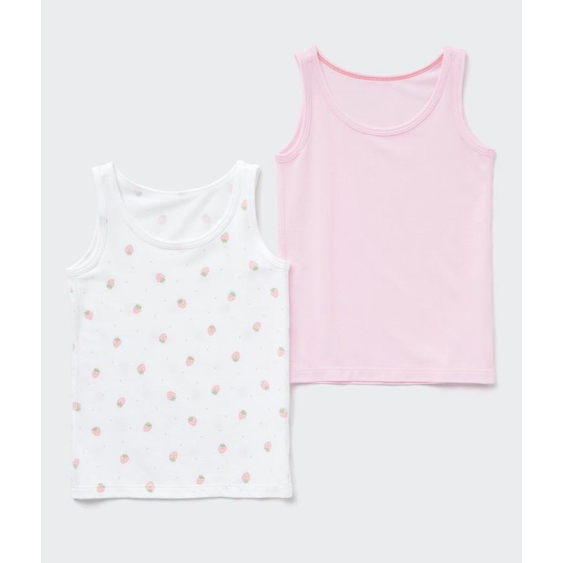 Uniqlo เด็กวัยหัดเดิน KIDS AIRism เสื้อกล้าม (ชุด 2 ชิ้น)