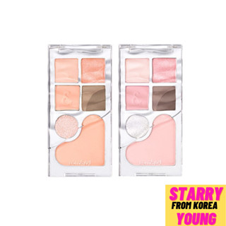 Rom&amp;nd Bare Layer Palette อายแชโดว์ บลัชออน 6 สี