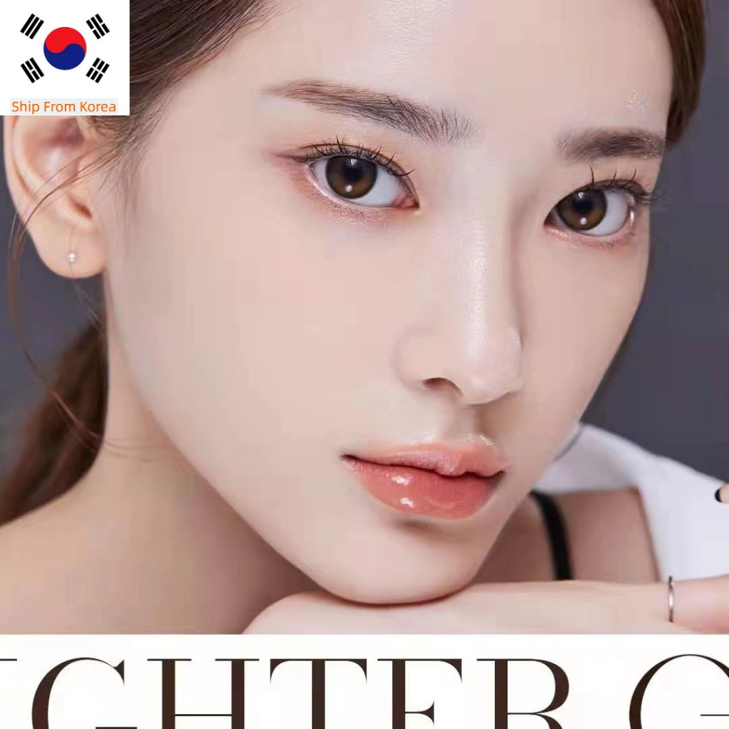 Olens EYELIGHTER GLOWY BLACK 2P คอนแทคเลนส์ เลนส์เกาหลี