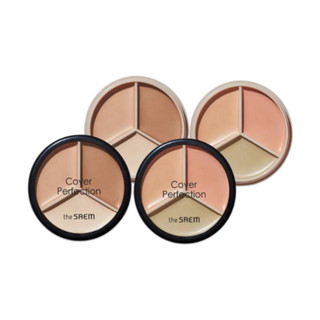 the saem cover perfection triple pot concealer คอนซีลเลอร์ 4types