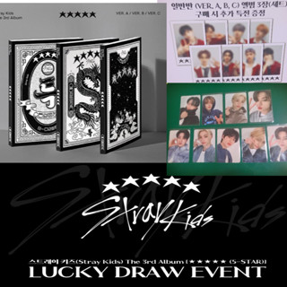 [STRAY Kids] 5 STAR_ALBUM + Photcard วาดรูป นําโชค _ อีเวนท์ โดย soundwave