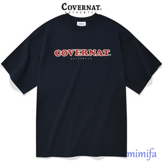 เสื้อยืด พิมพ์ลายโลโก้ COVERNAT Cooper