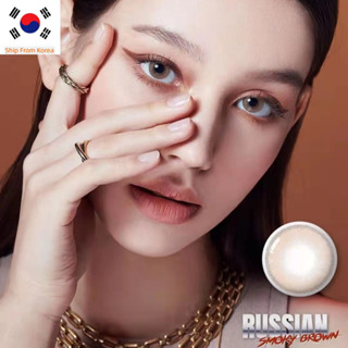 Olens RUSSIAN SMOKY Brown คอนแทคเลนส์ สีน้ําตาล 10P เลนส์เกาหลี