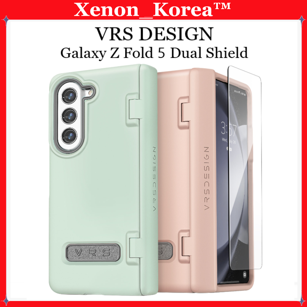 [VRS Design] Galaxy Z Fold 5 Terra Guard Modern Dual Shield Case (พร้อมบานพับป้องกัน) + ฟิล์มกระจกนิ