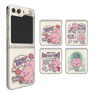 เคสแข็ง แบบบาง ลาย Just for You Bicky สีใส สําหรับ Galaxy Z Flip5