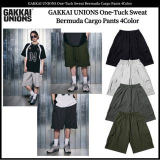 Gakkai UNIONS กางเกงคาร์โก้ กันเหงื่อ 4 สี