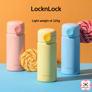 LOCK &amp; LOCK Locknlock ขวดน้ําสเตนเลส น้ําหนักเบา 350 มล. สําหรับเด็กนักเรียน