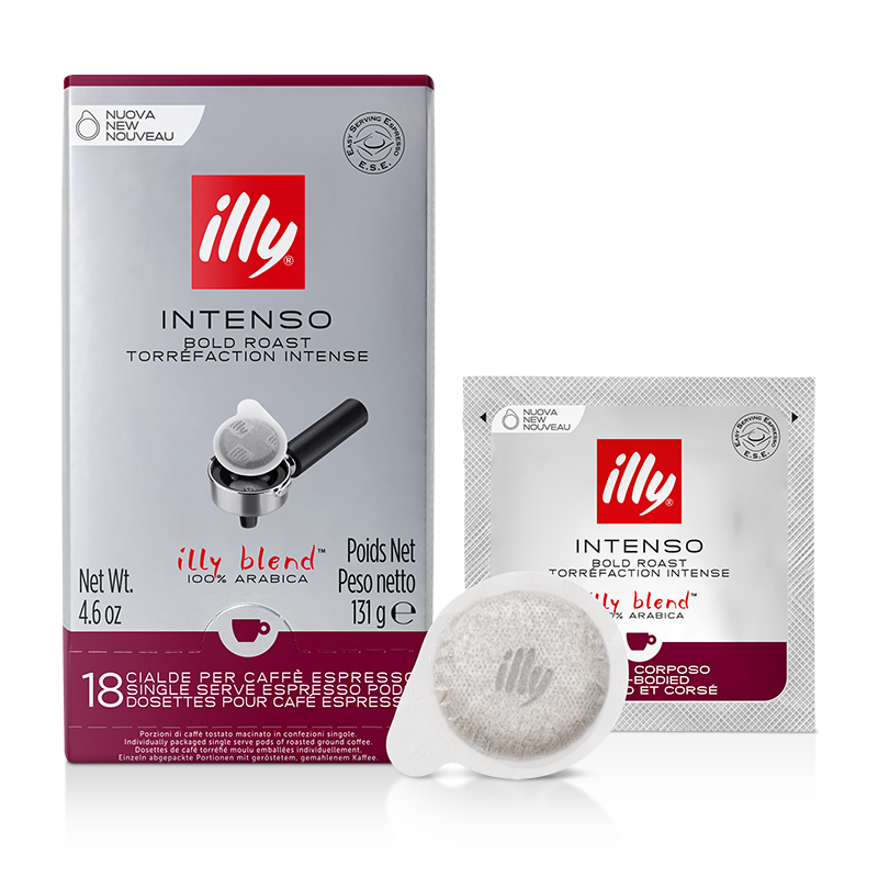 ILLY ESE Pods Coffee 18pods/box Intenso Bold Roast 100% Arabica Italian Espresso / จากโซล เกาหลี