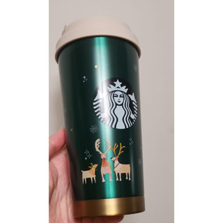 Starbucks Korea 20 SS Holyday Green Elma แก้วน้ํา 473 มล.