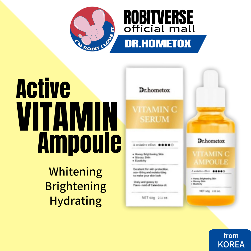 ซื้อ 2 ได้ 50% อ !! [Dr.Hometox] Active Vitamin Ampoule Serum 35 มล. / WHITENING / BRIGHTENING / HYDRATING
