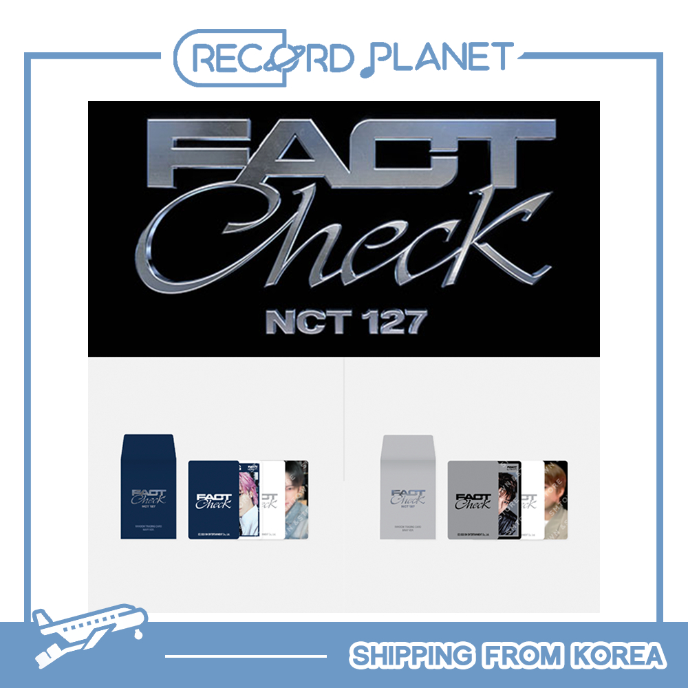 RANDOM TRADING CARD SET_NAVY ver. + GRAY ver. - 不可思議 展 : NCT 127 The 5th Album ‘Fact Check’