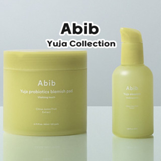 [Abib] Yuja Collection: Yuja essence Vitalizing pump, Yuja Probiotics Blemish Pad