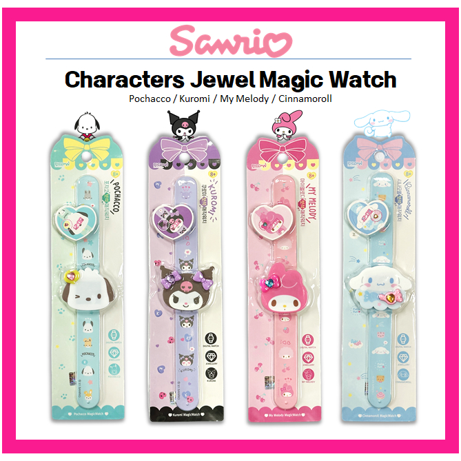 [Sanrio] นาฬิกาข้อมือ ลายตัวละคร Pochacco Kuromi My Melody Cinnamoroll