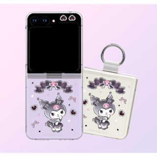 เคสโทรศัพท์มือถือ ลายตัวละคร Sanrio น่ารัก พร้อมแหวน สําหรับ galaxy z flip 5 flip5 kurimi cinnamoroll little twin stars