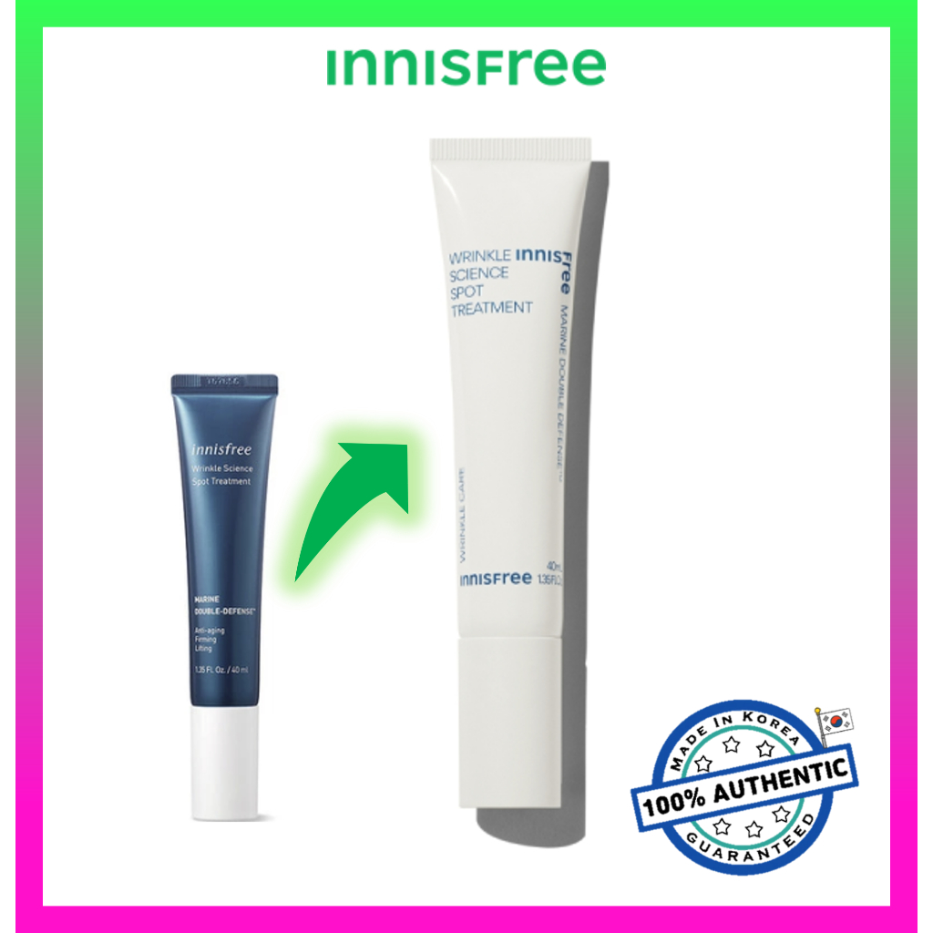 Innisfree ทรีทเม้นท์บํารุงผิวหน้า ลดริ้วรอย / innisfree Wrinkle Science Spot Treatment 40ml (2023 AD)
