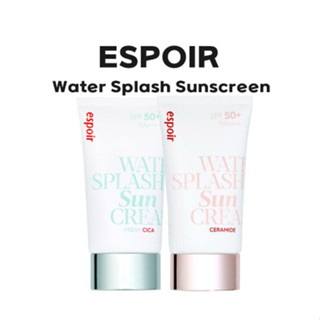 [ESPOIR] ครีมกันแดด SPF50+PA+++ 60 มล. : CERAMIDE , FRESH CICA