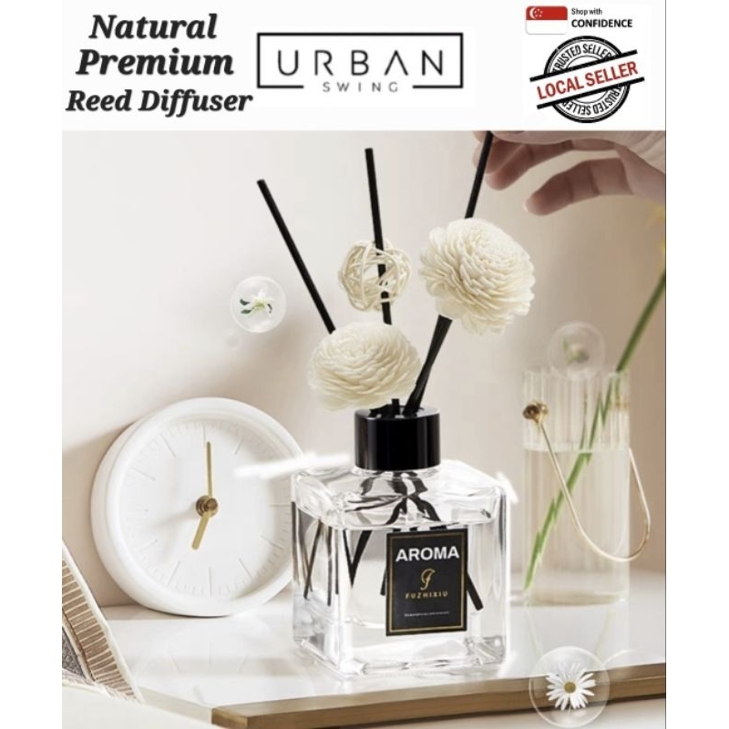 [Sg🇸🇬ผู้ขาย] Natural Premium Reed Diffuser Home Aroma Fragrance
