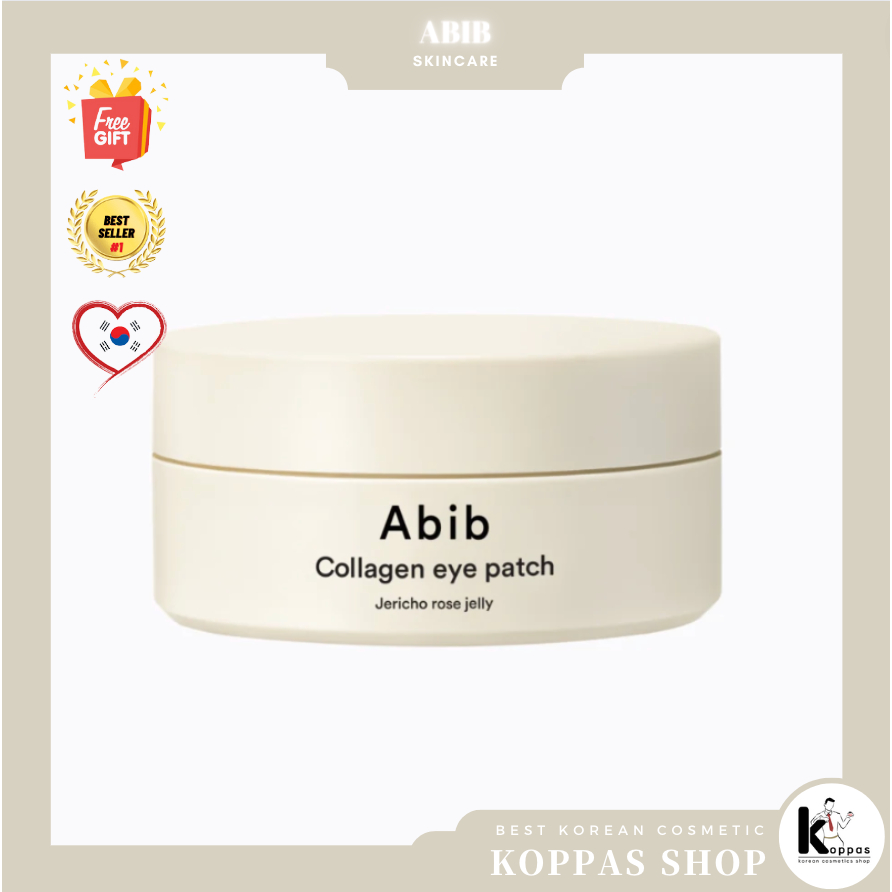 [Abib] Collagen Eye Patch Jericho Rose Jelly แผ่นเจลลี่คอลลาเจน บํารุงรอบดวงตา (60P) แผ่นคอลลาเจนบํา