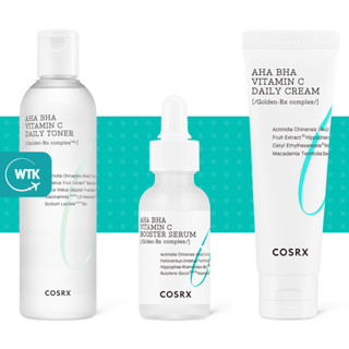 COSRX Refresh AHA BHA Vitamin C Daily วิตามินซี โทนเนอร์ประจําวัน / บูสเตอร์เซรั่ม / ครีมประจําวัน - โทนเนอร์ช่วยชีวิตประจําวัน สําหรับเจ้าของผิวหมองคล้ํา ลาก่อนผิวหมองคล้ํา!