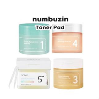 [numbuzin] แผ่นโทนเนอร์ No.1 Centella Re-leaf No.3 Radiance Glowing No.4 Pore Zero No.5 วิตามินไนอะซินามายด์เข้มข้น