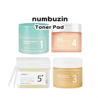 [numbuzin] แผ่นโทนเนอร์ No.1 Centella Re-leaf No.3 Radiance Glowing No.4 Pore Zero No.5 วิตามินไนอะซินามายด์เข้มข้น