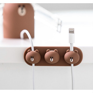 🎀【Pre-order】 Line Friends Brown Elago Magnet Management/ Cable Holder