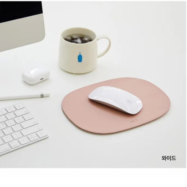 [KOREA Ola] Mute Mouse Pad Leather Color Mouse Pad 3 Type 6 Color💜สต็อกพร้อม💜 / ส่งจากเกาหลี✈️🇰🇷