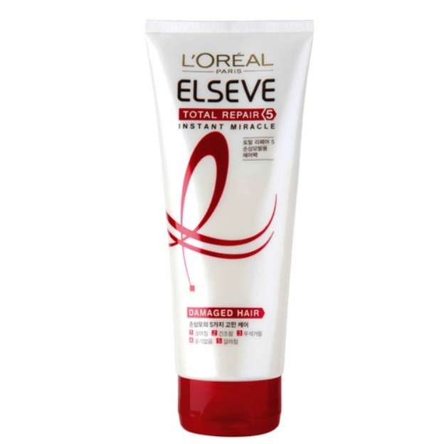 Loreal Elseve Total Repair 5 แฮร์แพ็กมหัศจรรย์ 170 มล. |  Loreal Elseve Total Repair 5 Instant Mirac