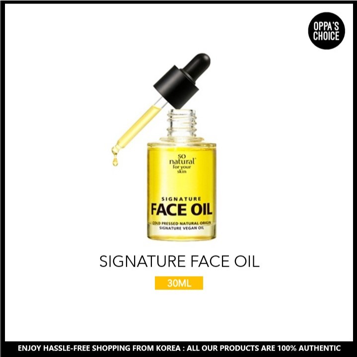 So NATURAL SIGNATURE FACE OIL 30ML