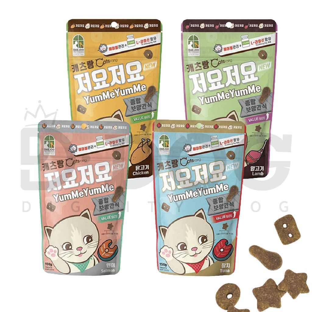 【 CATS RANG 】 60g YumMe YumMe Cat Treats สัตว์เลี้ยง MINI กรุบกรอบอาหารแมว