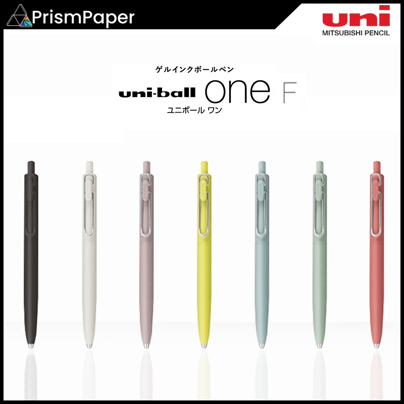 Uni Uni-ball ONE F ปากกาเจล 0.38 มม. / 0.5 มม. หมึกสีดํา Mariage สี made in Japan
