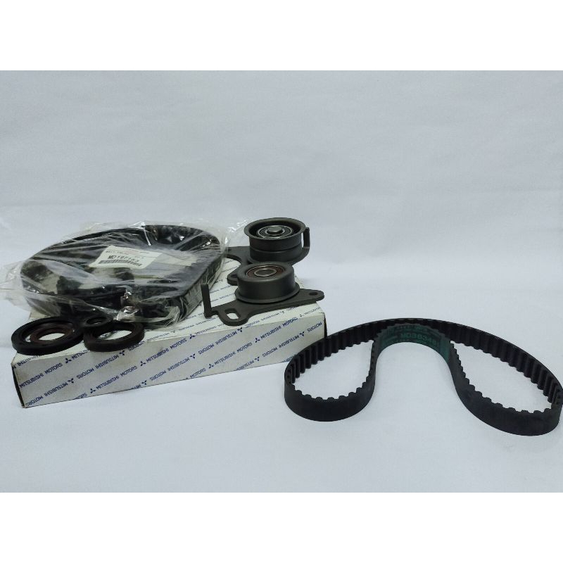 แพทยศาสตร์197153 MITSUBISHI PAJERO L049 4D56 163ZLB19/83ZLB19 ENGINE TIMING BELT KIT SET & OIL PUMP 