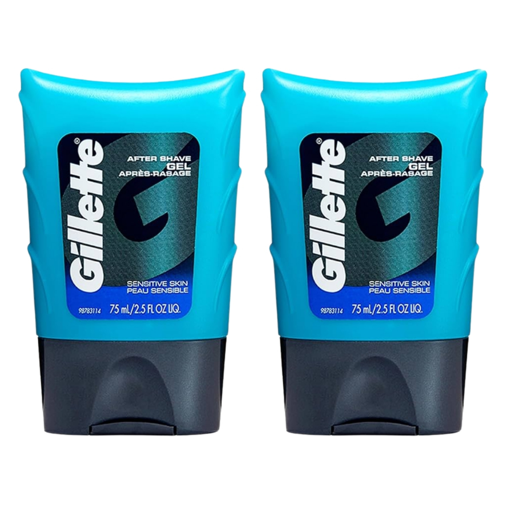 Gillette After Shave Gel ผิวแพ้ง่าย 75ml/แพ็ค Soothing Moisturizing Calming จากโซล เกาหลี