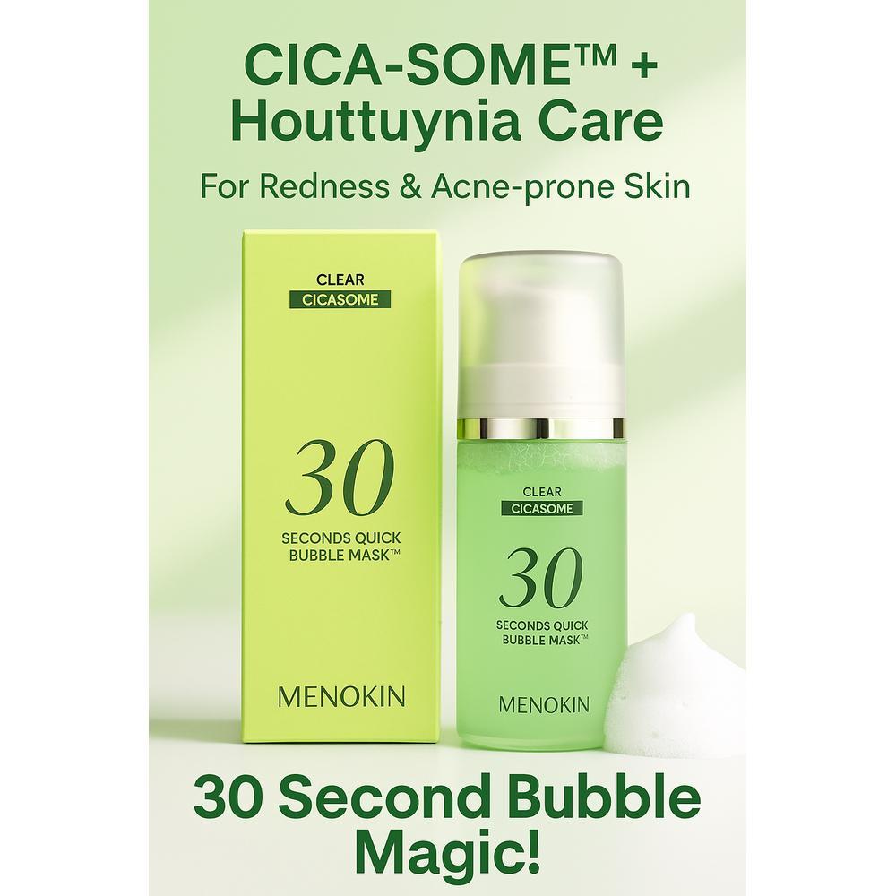 MENOKIN 30 Seconds Quick Bubble Mask (ใส)