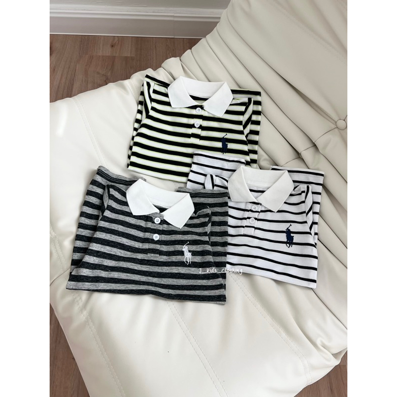 J273 จั๊มสูทแขนสั้นเด็กชาย Polo baby boy