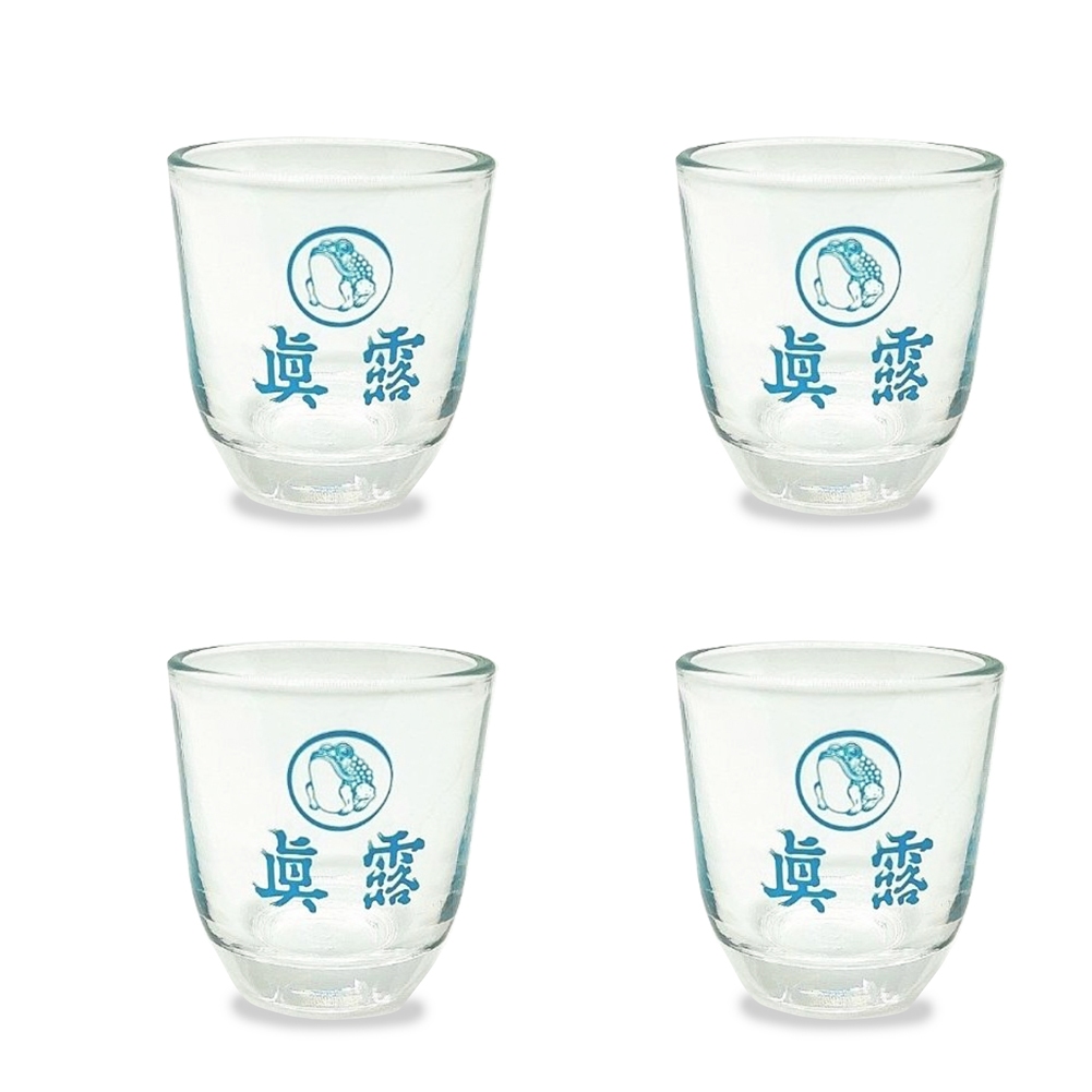 Jinro With Molly Store Jinro Dukkeobi Korea Soju Glass 4p Set 0.7oz 2 นิ้ว