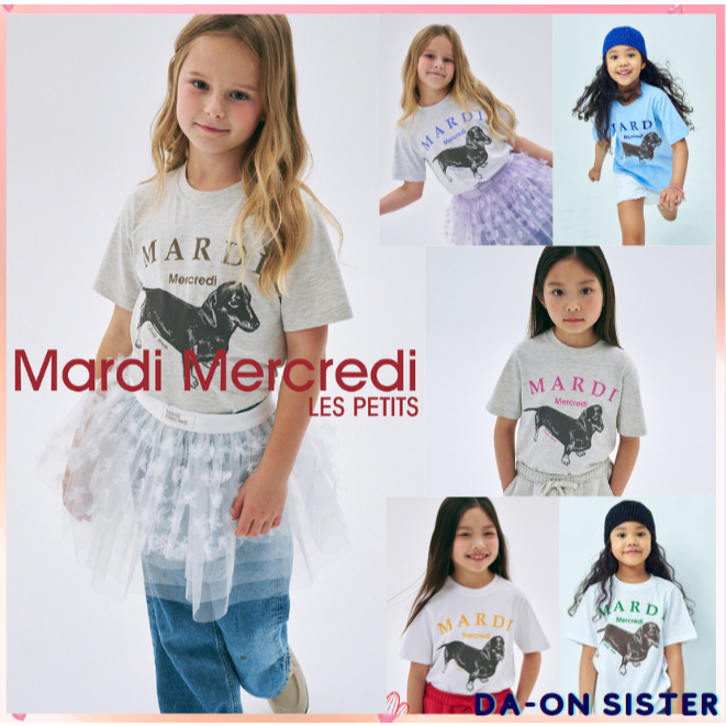 [ Mardi MERCREDI LESPETITS ] KIDS TSHIRT DDANJI 6color korea แท้ 100%