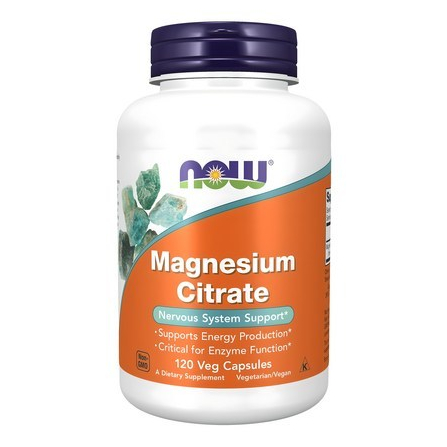 [NOW Foods] Magnesium Citrate 400mg 120 Veg Capsules | จัดส่งจากกรุงเทพเกาหลี 🇰🇷