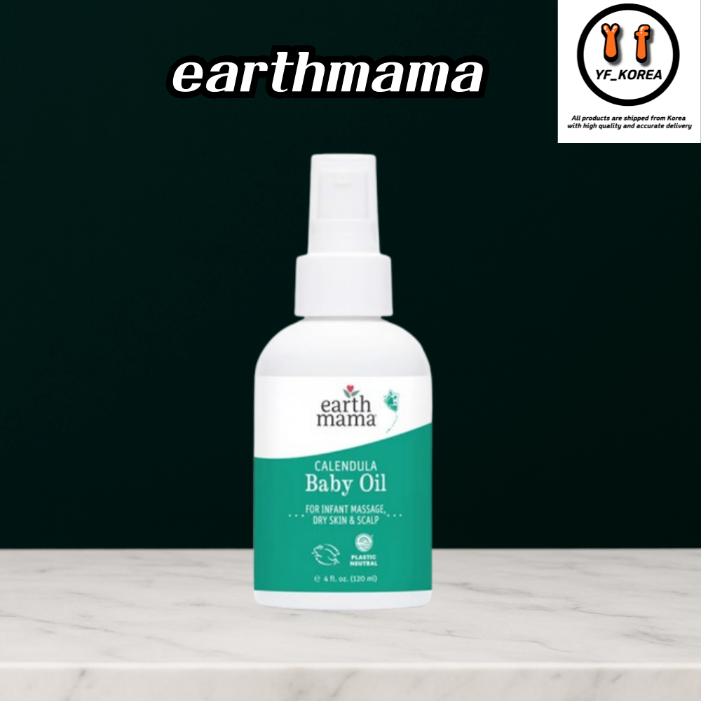 Earth Mama Calendula Baby Oil 120ml - Earth Mama Calendula Baby Oil 120ml